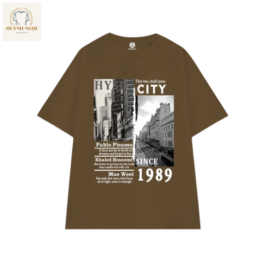 Áo Thun Unisex In Hình + Chữ HN82
